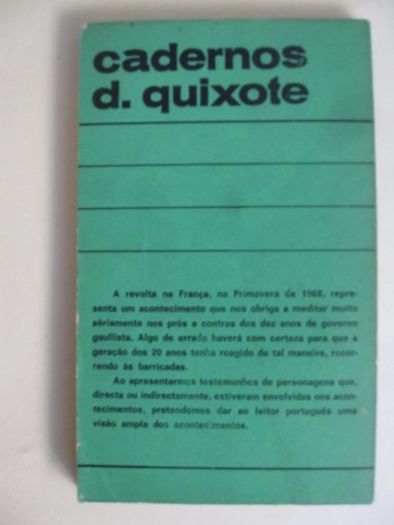 A Revolta de Maio em França de Jean-Paul Sartre