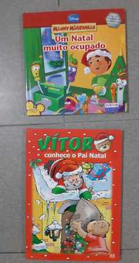 Livros Um Natal muito ocupado e Vitor conhece o Natal