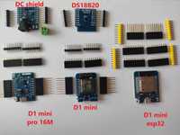 D1 mini ESP32 D1 mini pro 16M esp8266 wemos ds18b20 DC shield arduino