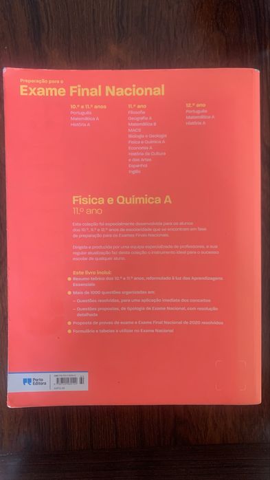 Exame Fisica e Quimica A 11 ano