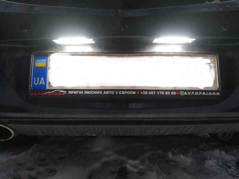 LED Підсвітка номера OPEL Zafira B, Astra H, Meriva A,B.