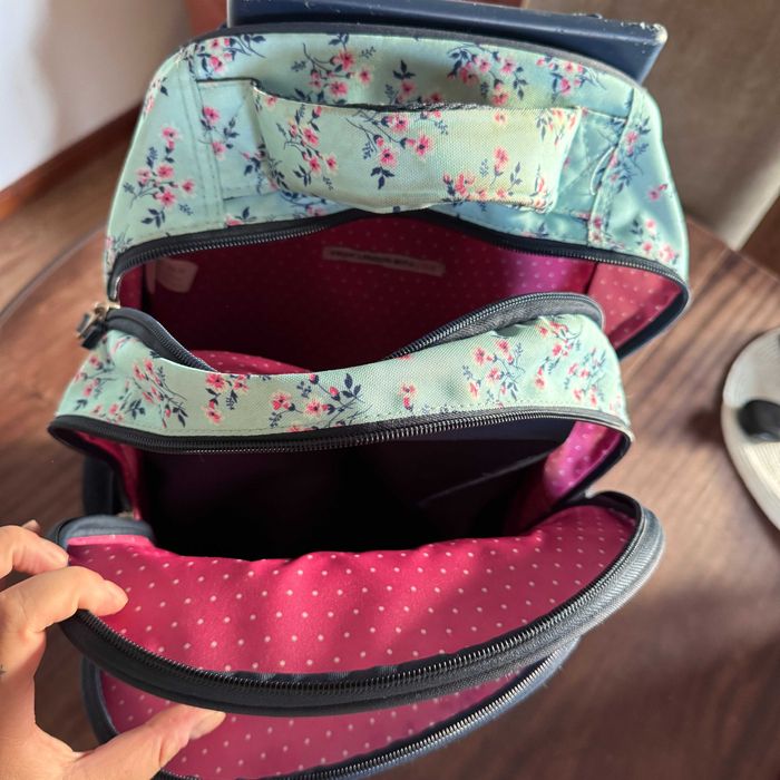 Mochila Azul com Rodas