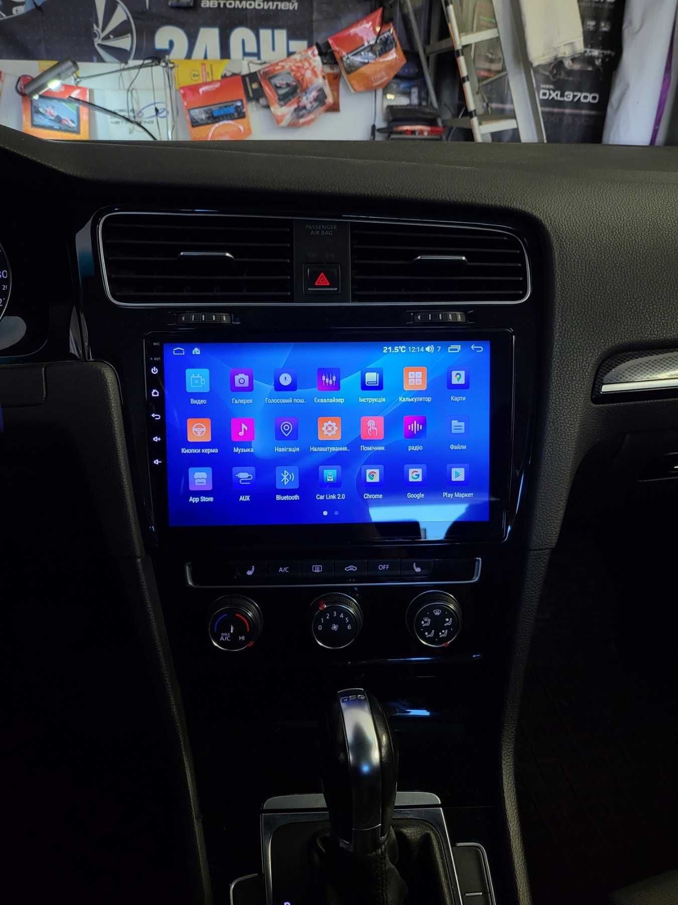 Магнітола Volkswagen Golf 7 ,CarPlay,8 ядер, Q-Led екран ,слот під SIM