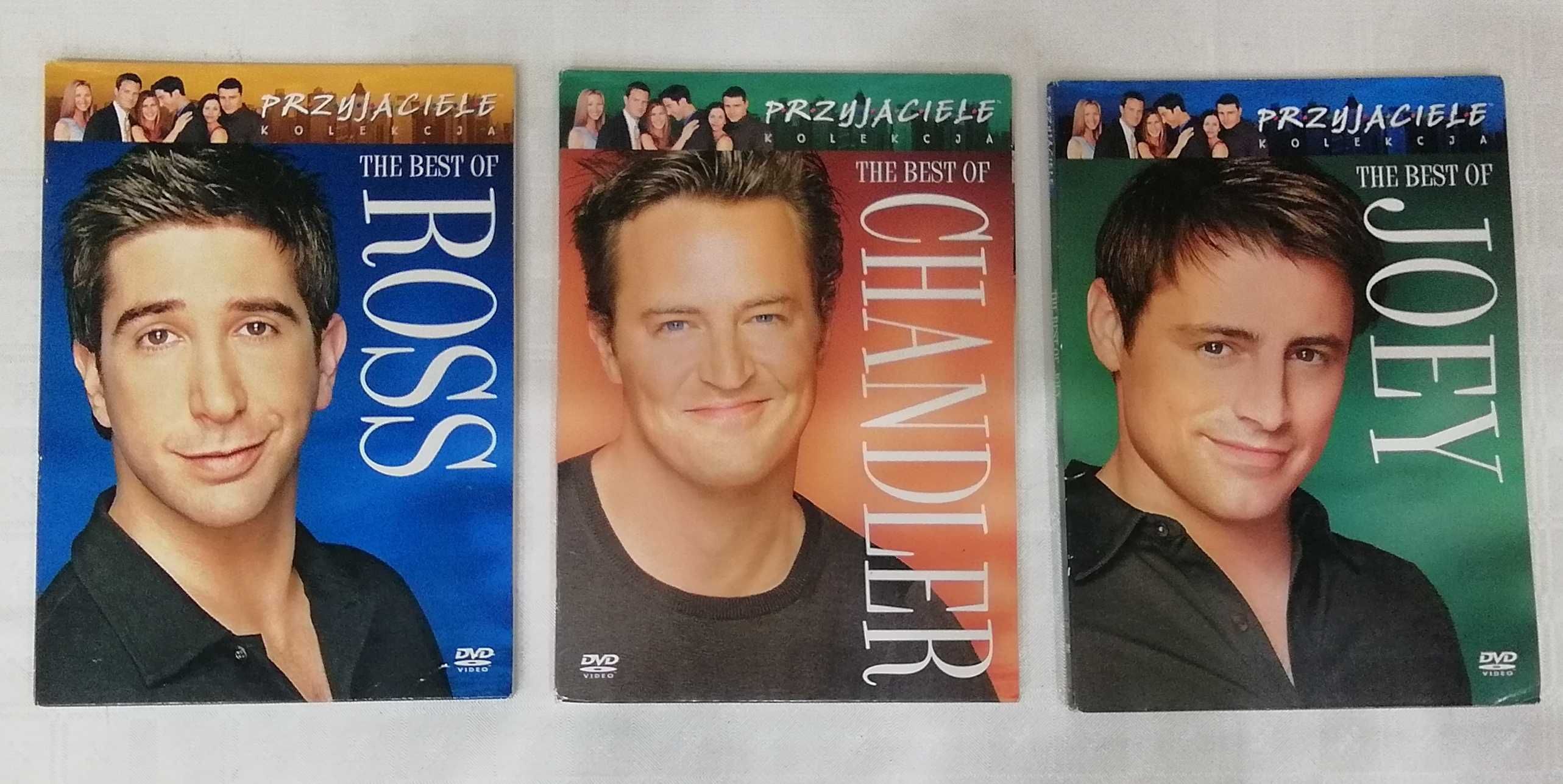 PRZYJACIELE The best of Chandler Ross Joey Płyty DVD Video komplet