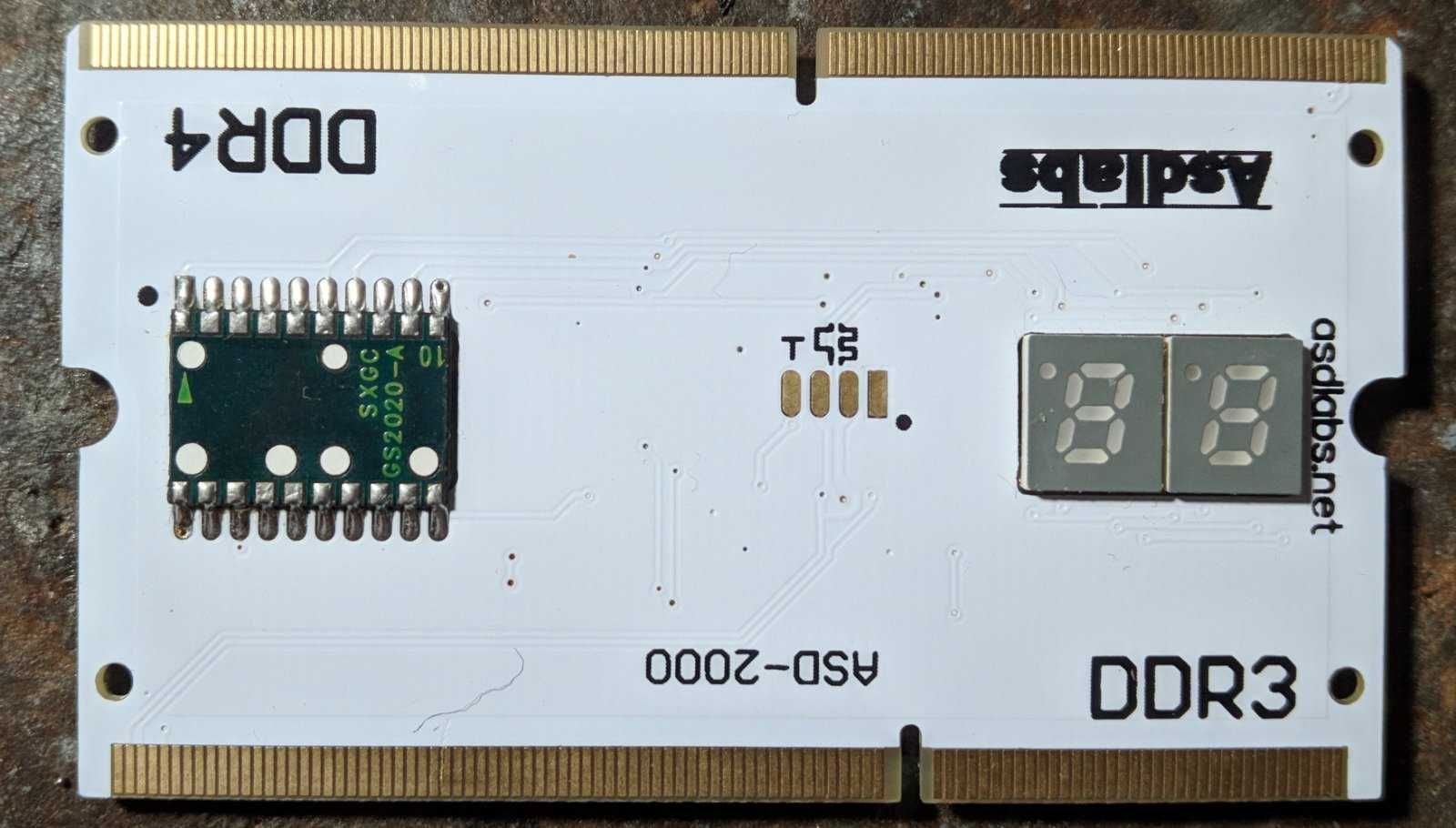 POST карта ASUS DDR2-DDR3 (ASD-1000) для ноутбуків