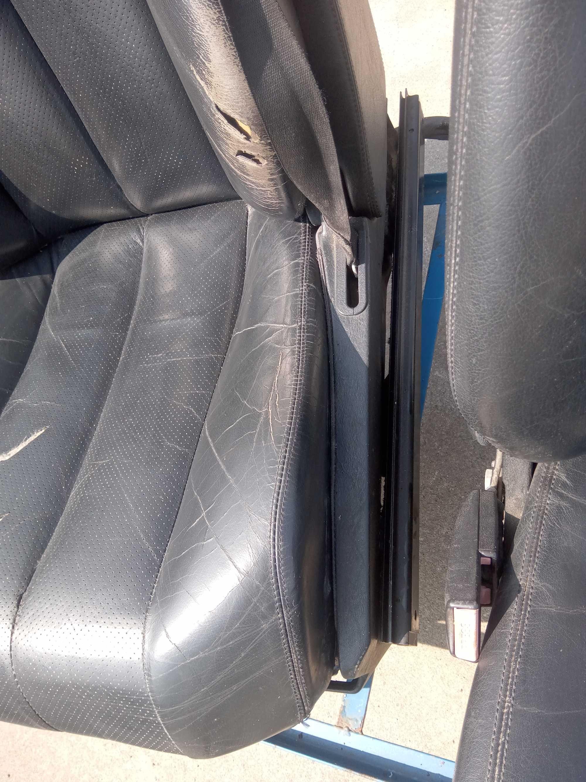Fotel Kierowcy Lewy Mercedes SL R129 Czarna Skóra