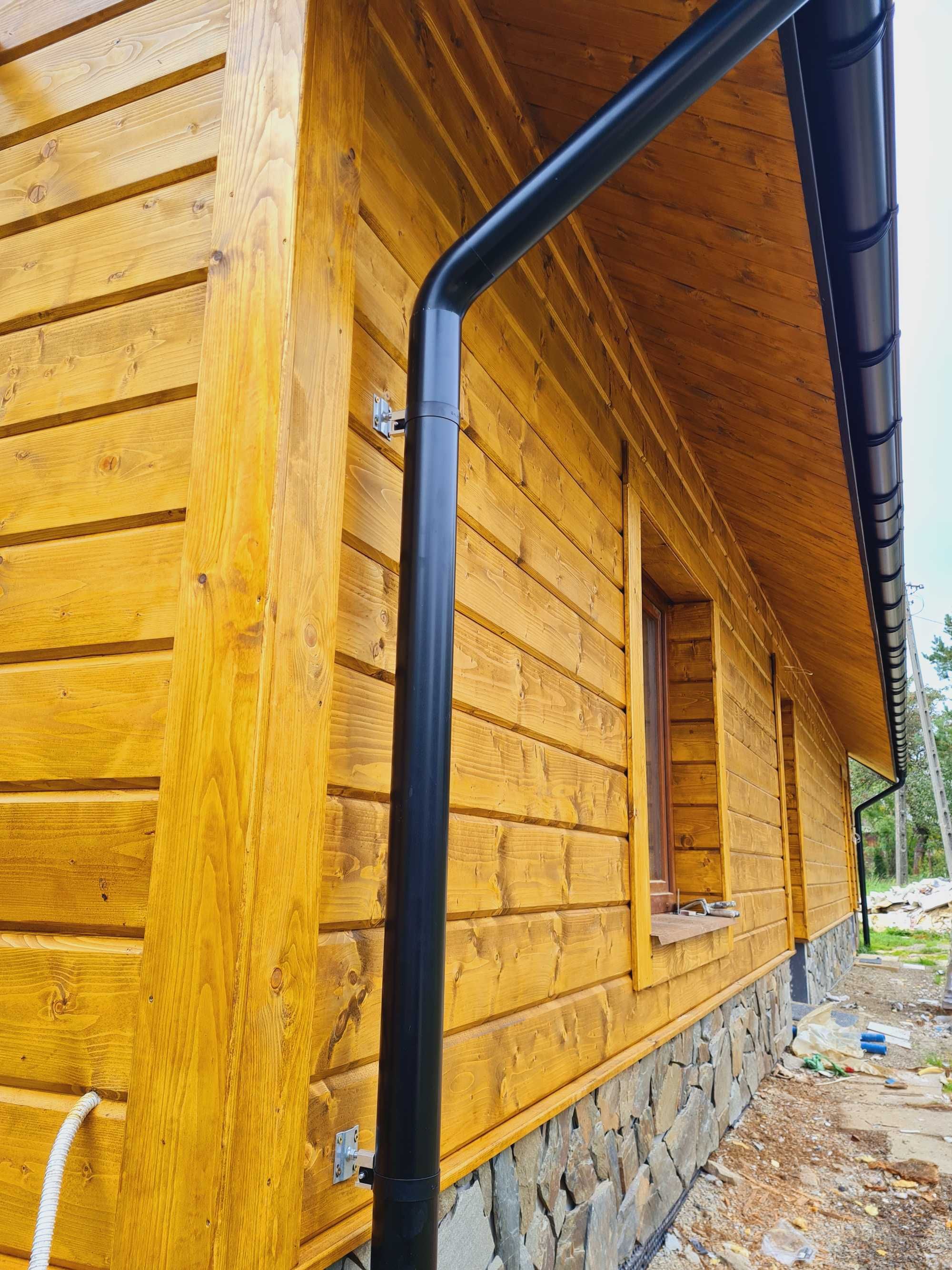 DESKA elewacyjna PŁASKA z warkoczem 220x28 płaz PRODUCENT ŚWIERK 1 gat