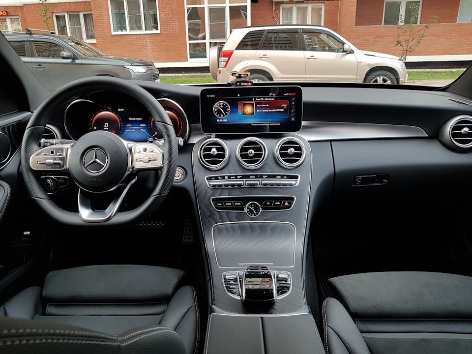 Цифровая приборная панель, Command Mercedes C w205, GLC w253