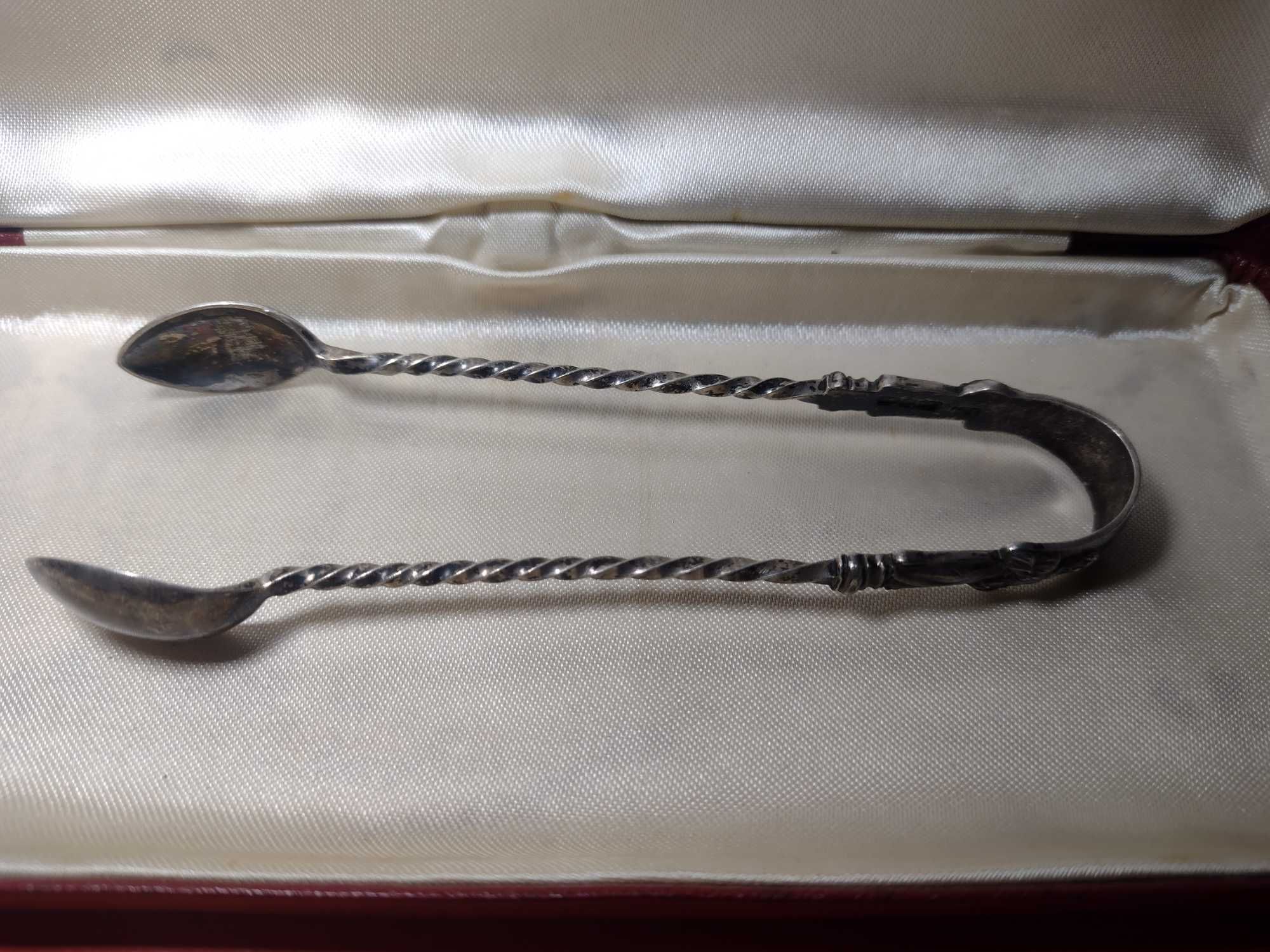 Szczypce ze srebra sterling silver Anglia Birmingham 1813