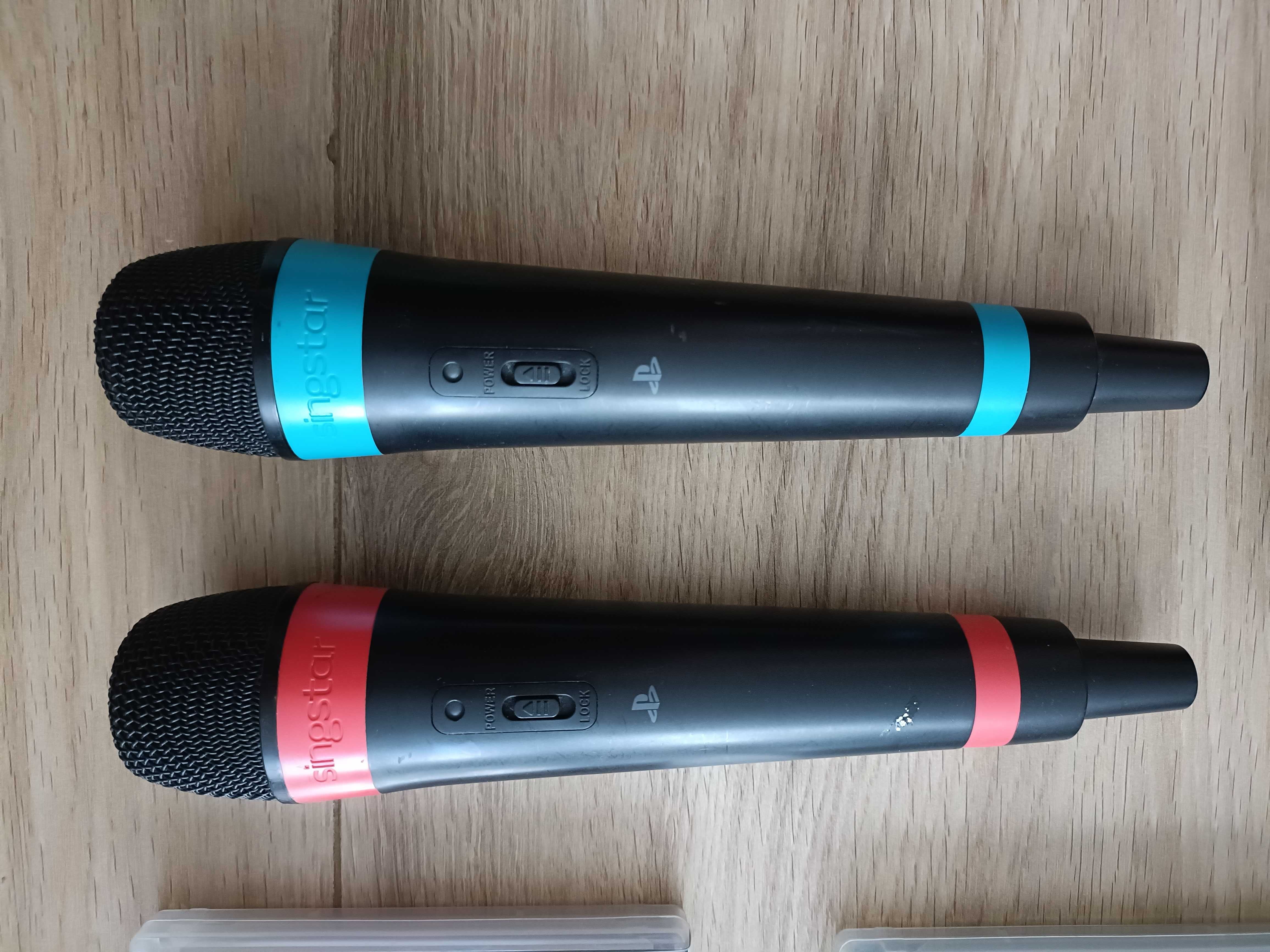 Gra Ps3 / Ps 3 - Zestaw - 2 x mikrofon Singstar , 2 x gra , adapter