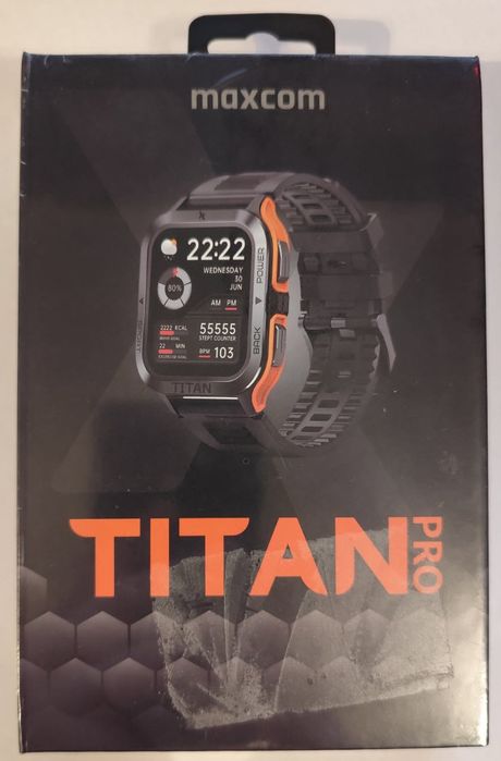Smartwatch Maxcom FW67 Titan NOWY