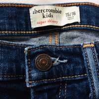 Spodnie Jeansy Abercrombie kids 15-16 lat  XS Super skinny elastyczne