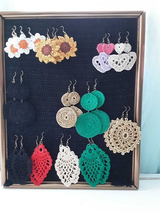 Brincos de Croché Artesanais