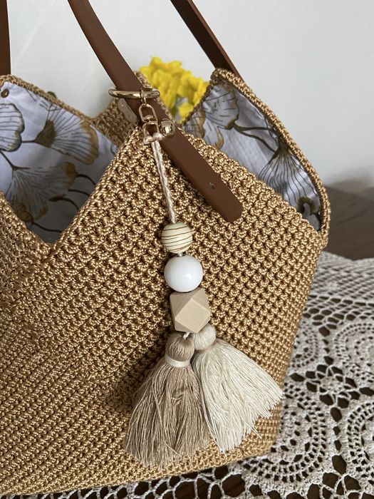Handmade Torba z przedzy poliestrowej