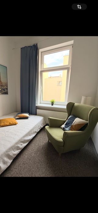 Pokoj 22 m2 DUŻY jednoosobowy - 2 pokoje  - Wilda centrum