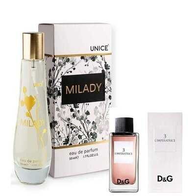 Жіноча парфумована вода UNICE Milady EDP, 50 мл