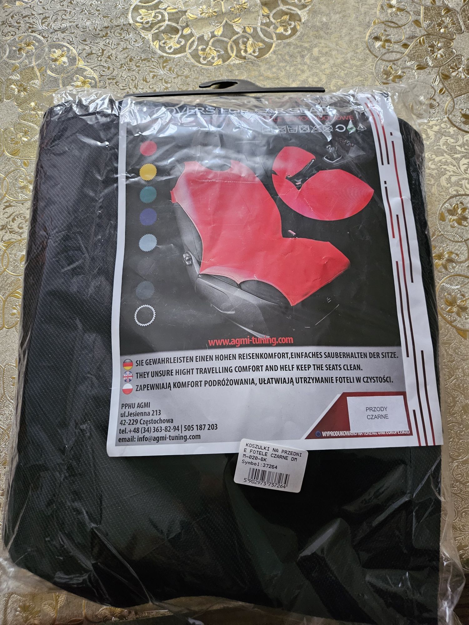 Koszulki na fotele przód