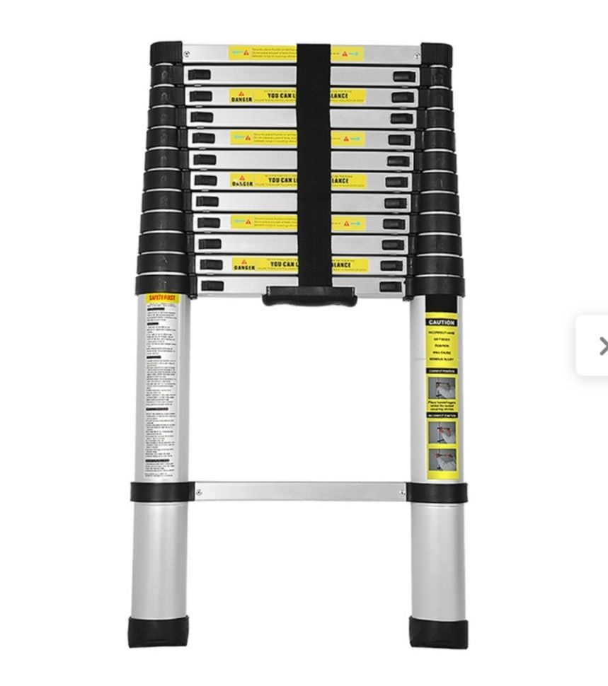 Escada de aluminio telescopica 380cm
Nova.
Otima para autocaravanas ou