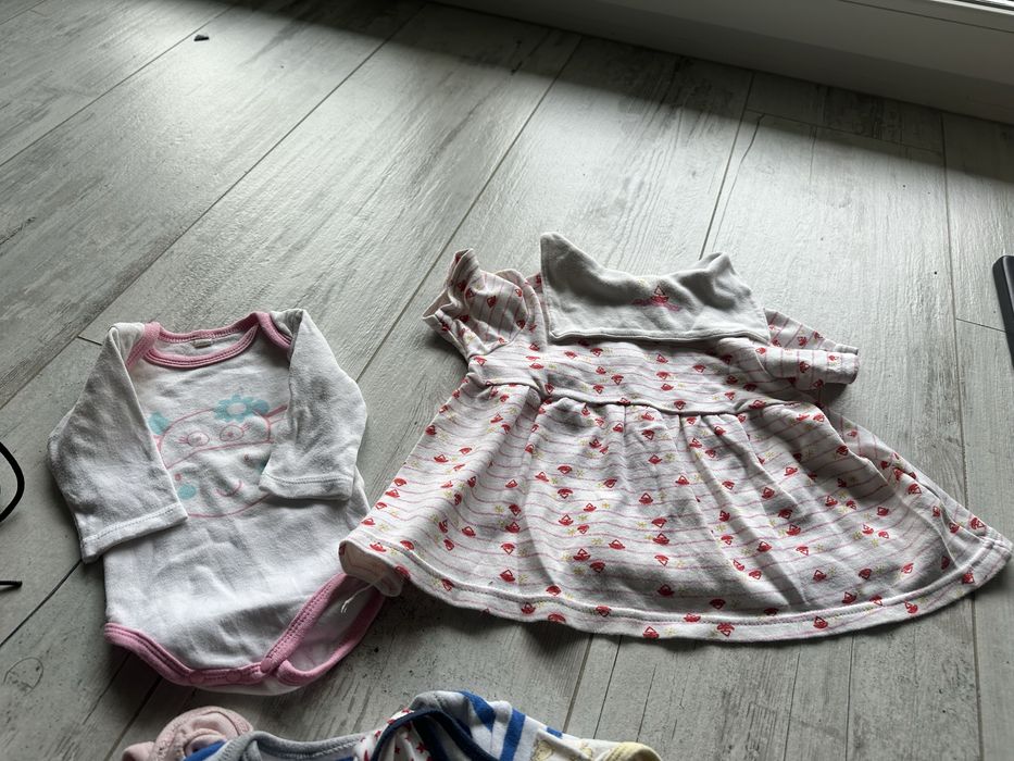 Zestaw 22szt ubranek dziecięcych dziewczynka 62 68 3 6 miesięcy 62 68