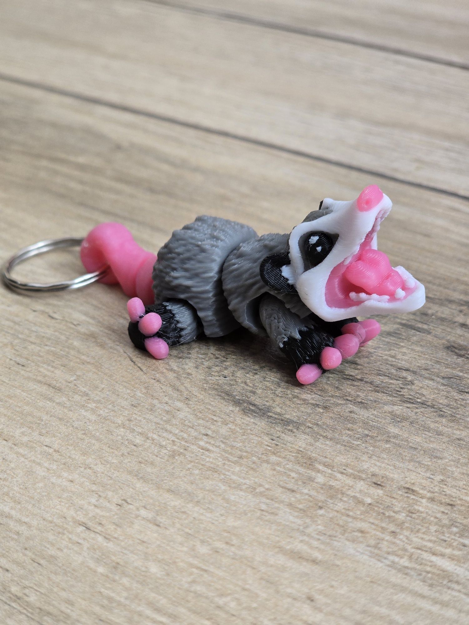 Breloczek Opos 3d - Brelok Druk3d fidget Keychain mixGadzet