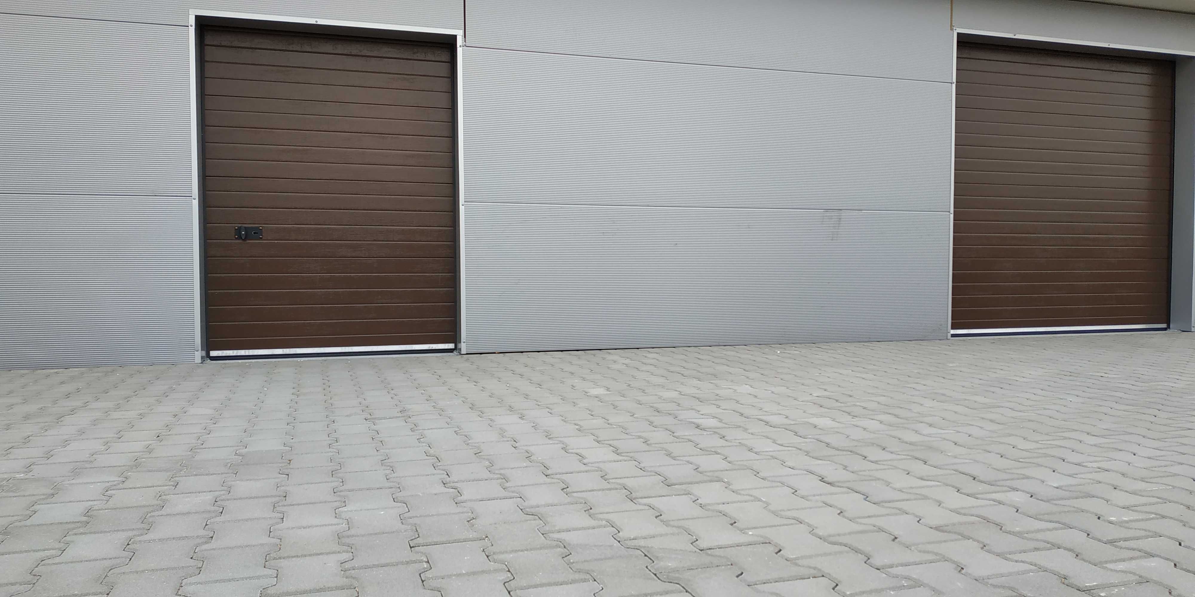Brama segmentowa ocieplona Antracyt , Brąz 320 x 250