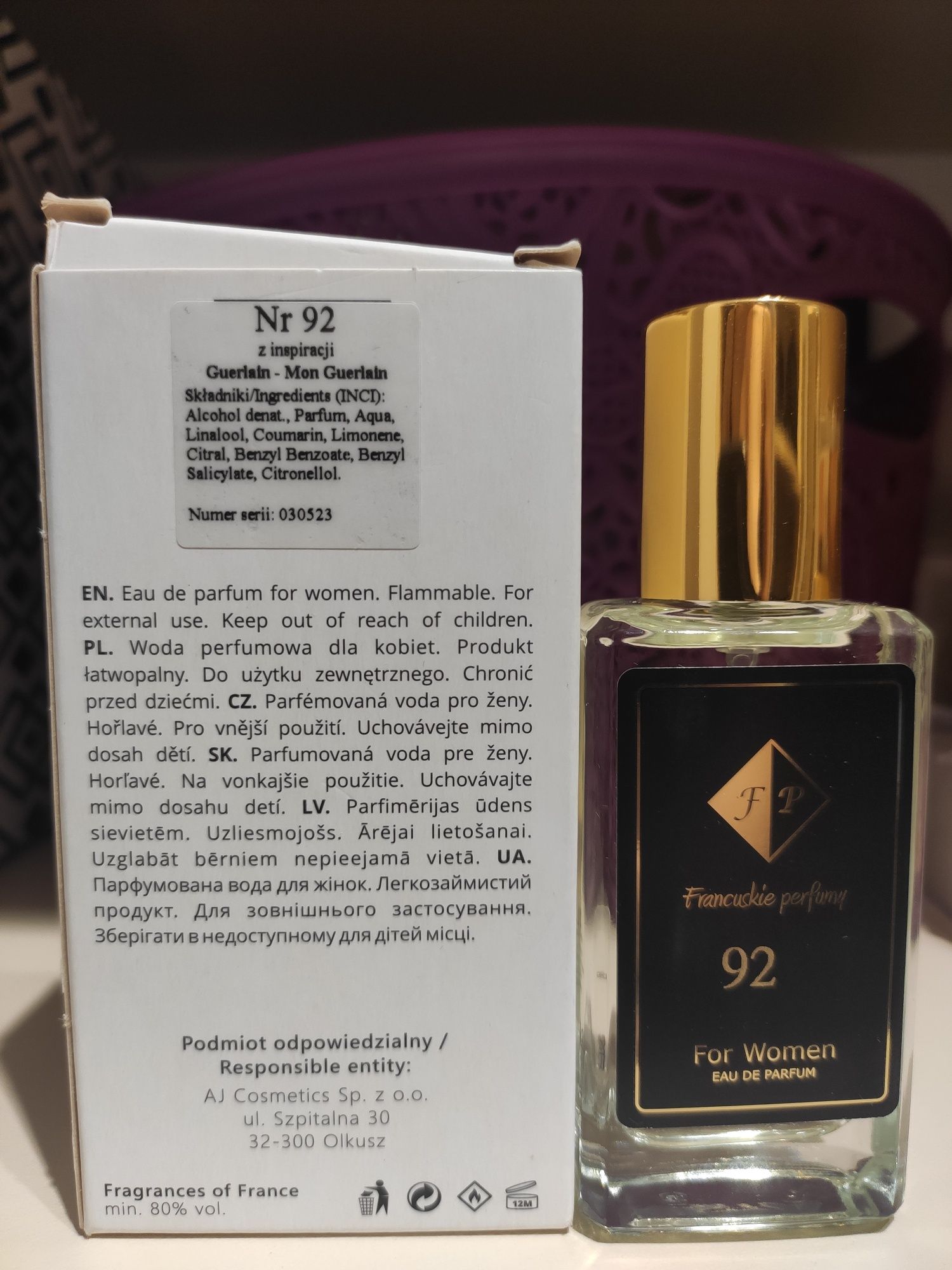 Francuskie Perfumy 92 Guerlain Mon Guerlain 33ml