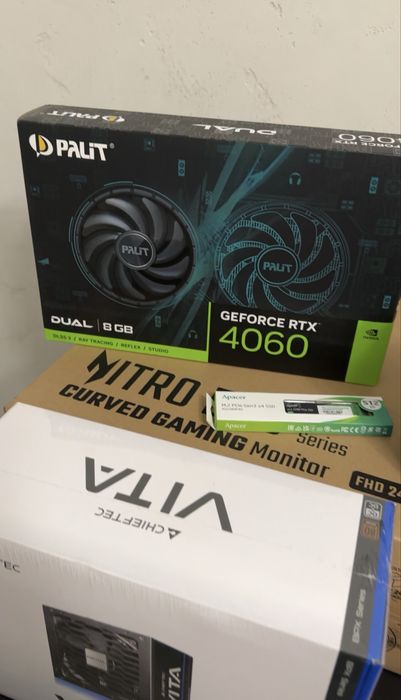 Ігровий компьютер, 4060, 32gb 3600, ryzen!