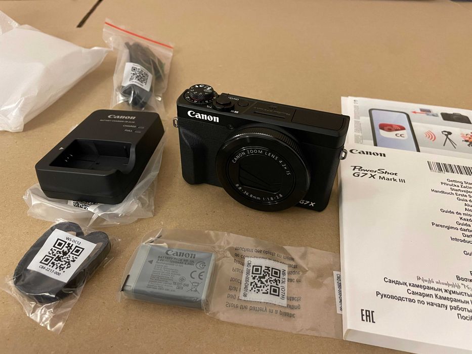 Canon PowerShot G7X Mark III zupełnie  Nowy Komplet Gwarancja