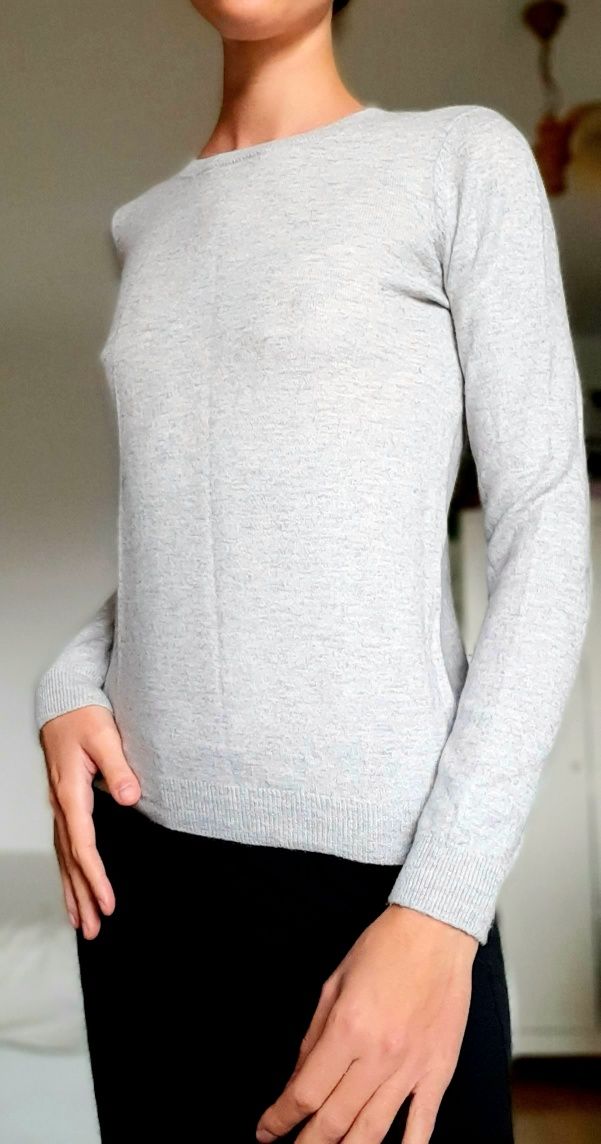 100% kaszmir sweter szary kaszmirowy cashmere S Concept