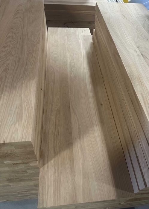 Podstopnie dębowe, półki 20x200 mm Rożne długości