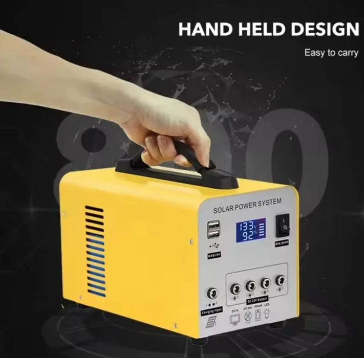 АКЦІЯ ‼️ Портативна електростанція 300W 12V/20Ah + 4 лампочки