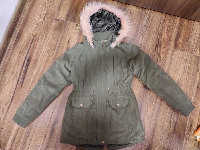 Kurtka zimowa parka r.146/152