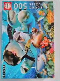 Puzzle 500 peças - animais marinhos