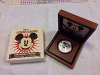 Steamboat Willie - Mickey Mouse Niue 1 Onça Prata