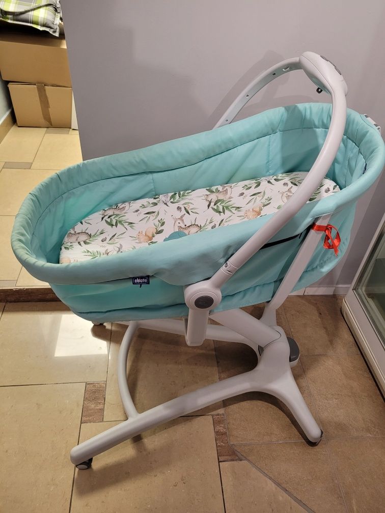 Baby Hug,  chicco, plus materac, 4w1, łóżeczko, krzesełko
