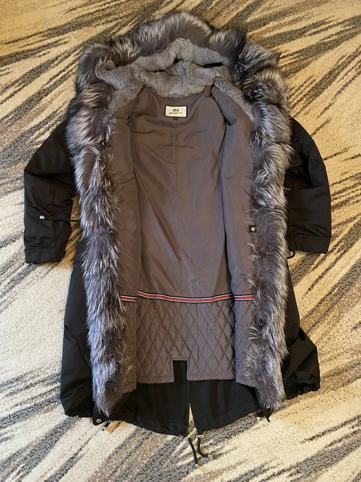 Парка с чернобуркой р S-M