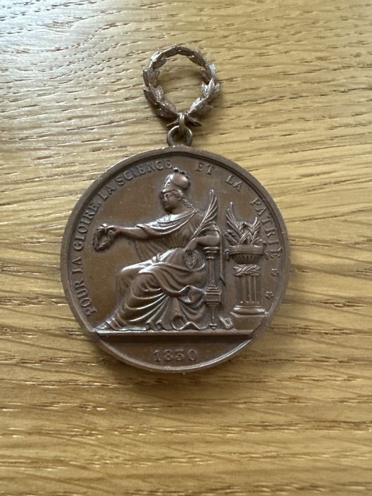 Medal brąz francuski 1830 rok