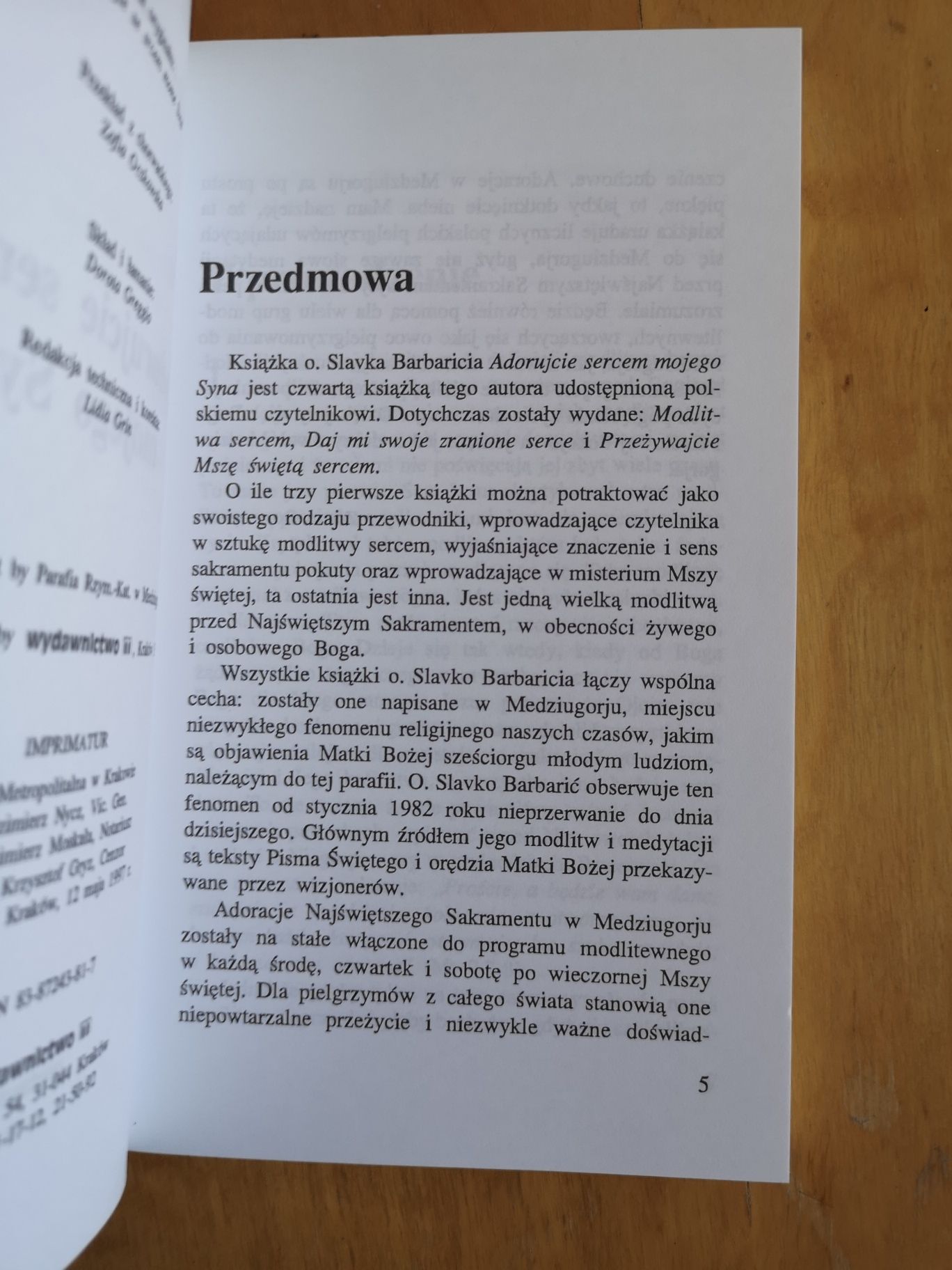 Adorujcie sercem mojego syna książka katolicka