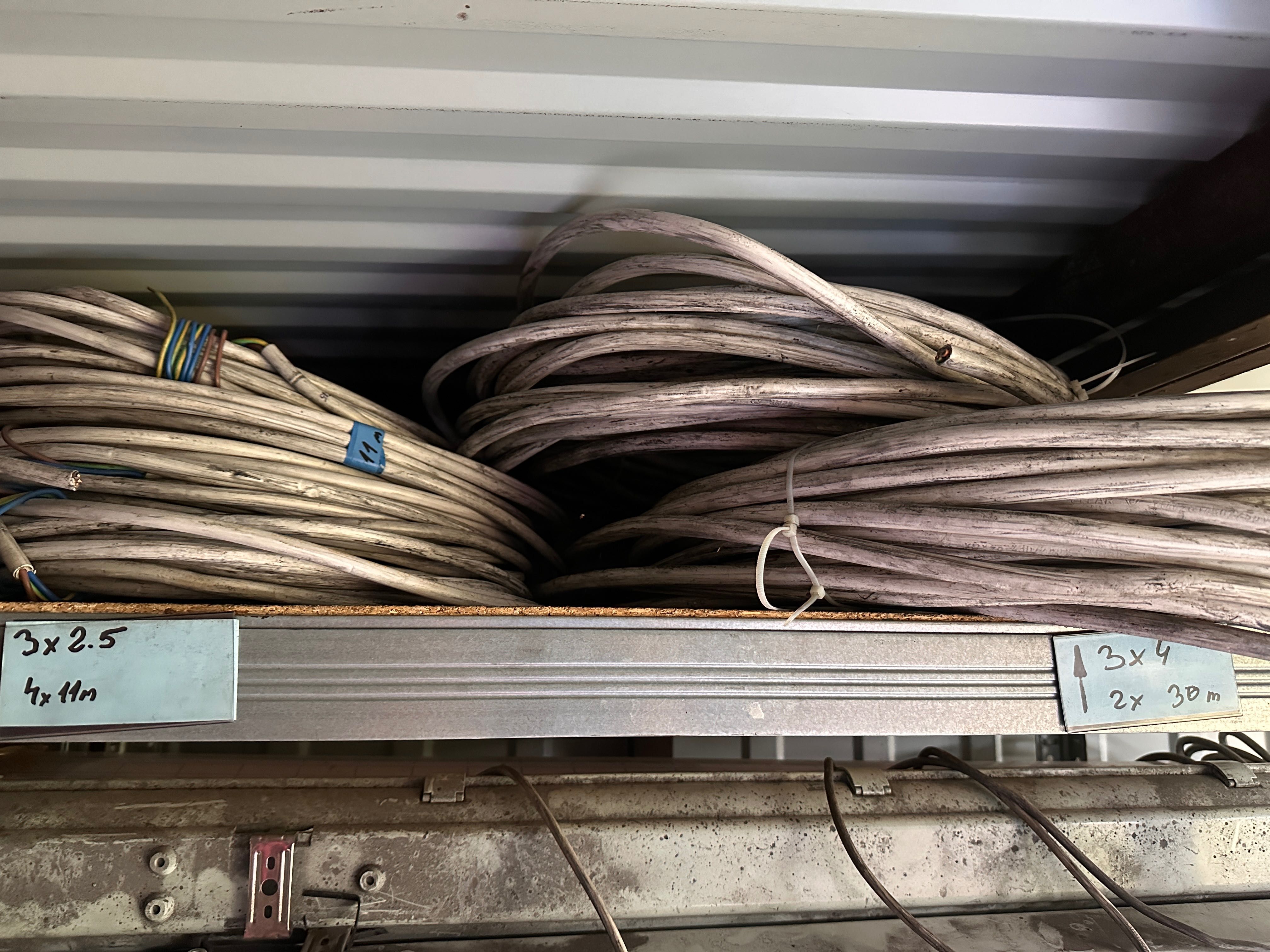 Przewody kable elektryczne różne
