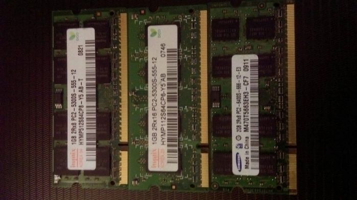 Pamięć RAM 2x1GB, 2GB- PC2