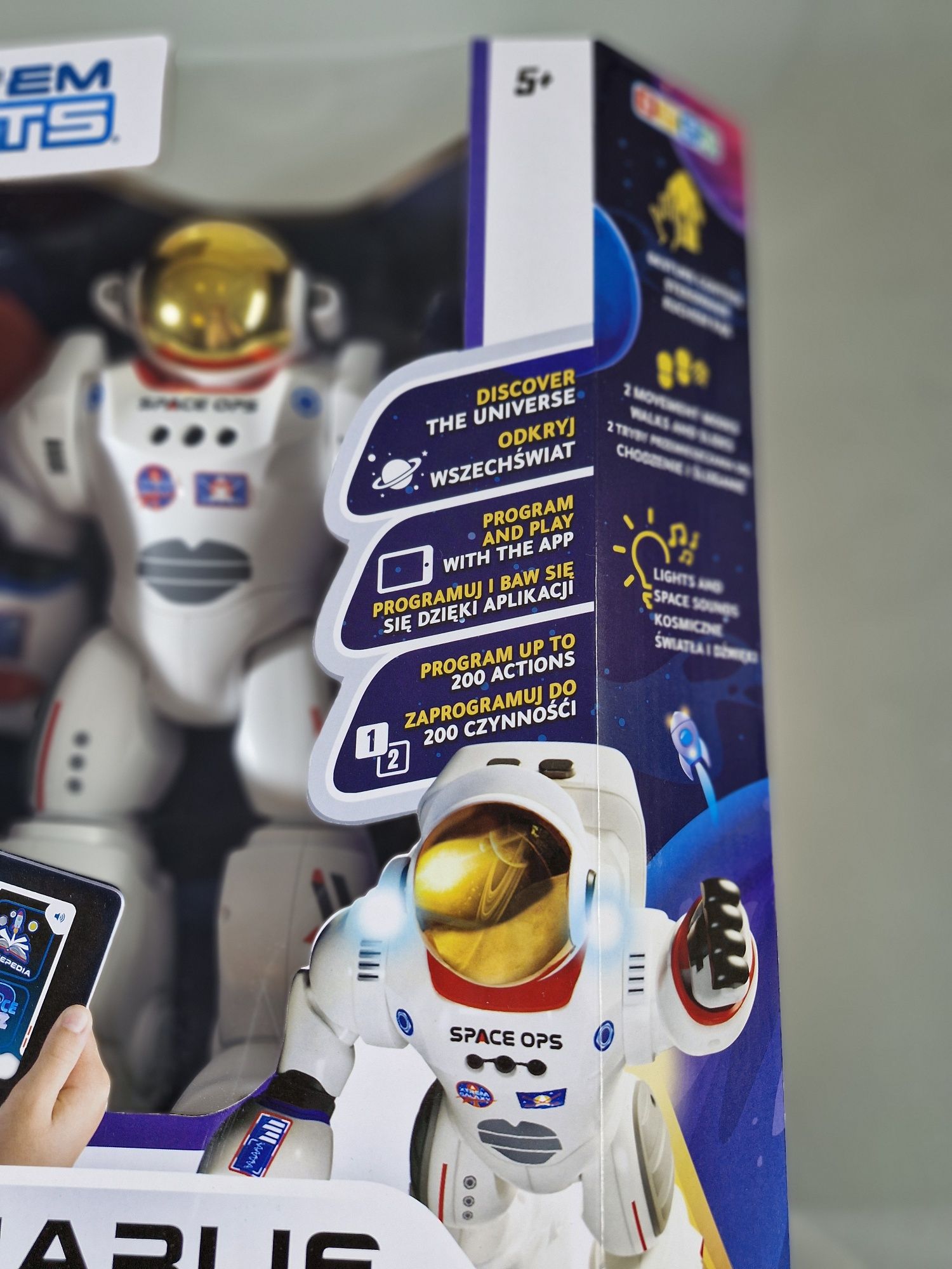 Robot Charlie Astronauta Interaktywny Nauka Programowania