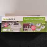 Nowe lampy solarne 3 sztuki w zestawie na zewnątrz firmy Easymaxx