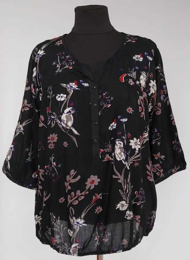Літня блуза з натуральної легкої тканини 56 розмір