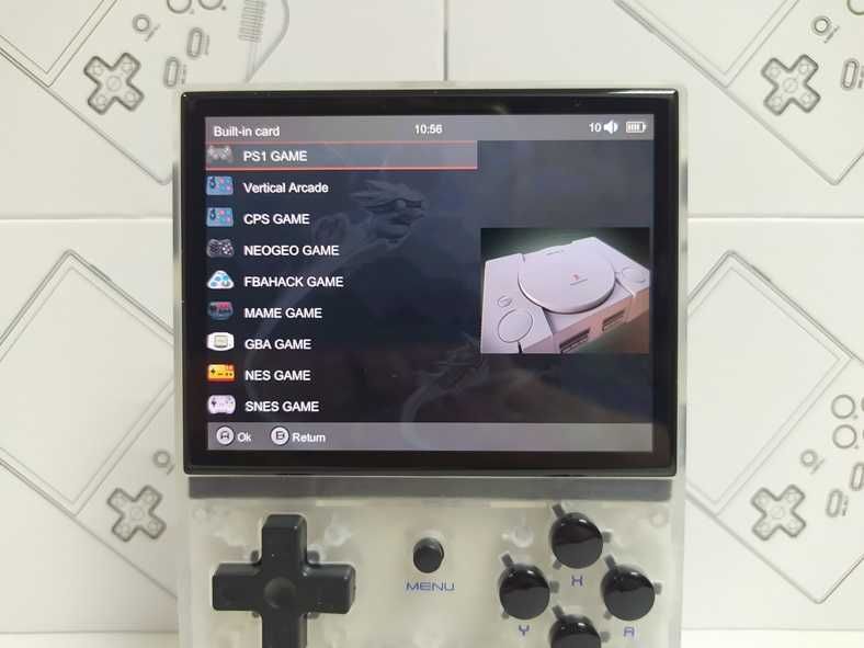 Портативная PSP приставка Play Station One Anbernic RG35XX W 5000 игр