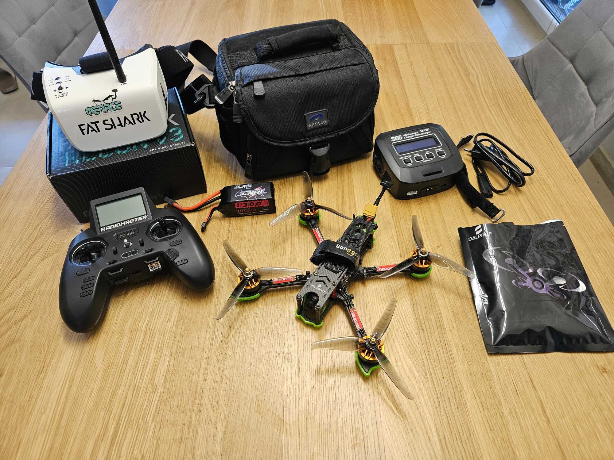 Dron FPV 5 cali 4s cały zestaw