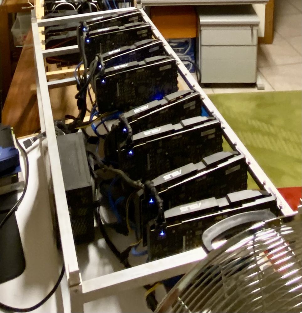 Mining Rig 8 x RX 580