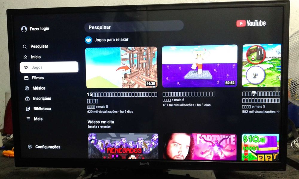 Vendo Smart Tv Led Kunft de 32 polegadas