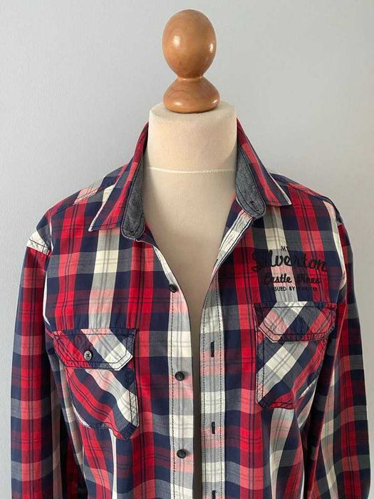 Koszula męska s.Oliver w kratkę regular fit