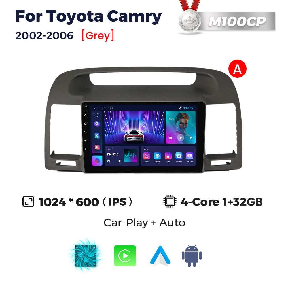 Штатна магнітола Toyota Camry V30 2002 Android GPS навігація Тойота