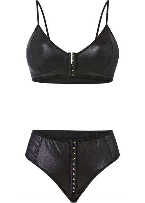 Venus komplet erotyczny biustonosz +stringi woskowane 44/46.